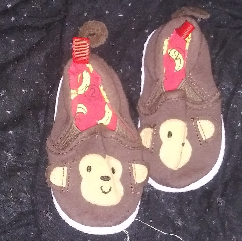 Infant Boys Canvas slip on shoes